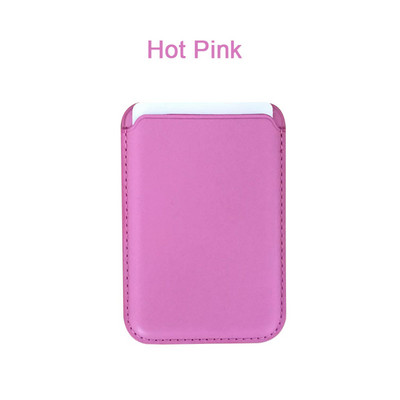 Jaunināt magnētiskā ādas maka atbalstu MagSafe iPhone 12 Pro Max korpusa kartes turētāja vāciņam iPhone 13 12 Mini kartes slotā