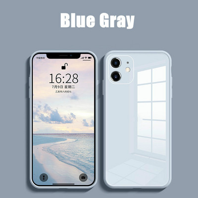 Vedelast karastatud klaasist telefoniümbris iPhone 14 13 11 12 Pro Max Case Koputusvastane Baby Skin Raami kate iPhone X XS MAX XR 7 8 jaoks