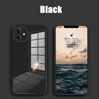 Vedelast karastatud klaasist telefoniümbris iPhone 14 13 11 12 Pro Max Case Koputusvastane Baby Skin Raami kate iPhone X XS MAX XR 7 8 jaoks