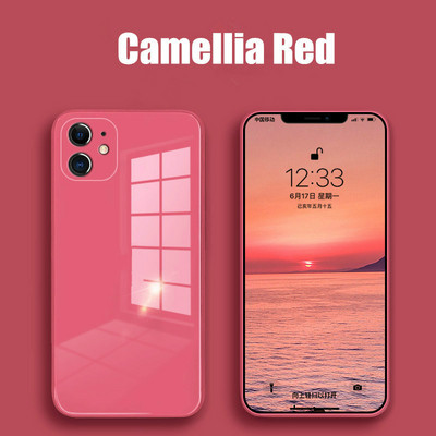 Vedelast karastatud klaasist telefoniümbris iPhone 14 13 11 12 Pro Max Case Koputusvastane Baby Skin Raami kate iPhone X XS MAX XR 7 8 jaoks