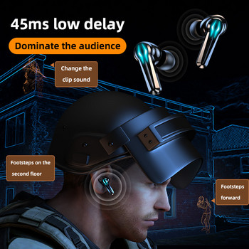 Безжични слушалки Стерео слушалки Bluetooth-съвместими спортни водоустойчиви слушалки Слушалки с микрофон 2000mAh кутия за зареждане
