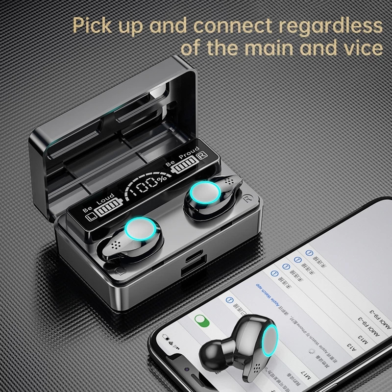 TWS bežične slušalice Gaming slušalice Bluetooth-kompatibilne HiFi 9D Stereo sportske vodootporne slušalice slušalice s mikrofonom