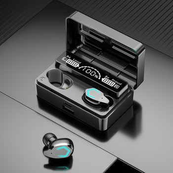 X3C TWS Безжични слушалки Слушалки 5.1 Bluetooth-съвместими HiFi 9D стерео Спортни водоустойчиви слушалки Слушалки с микрофон