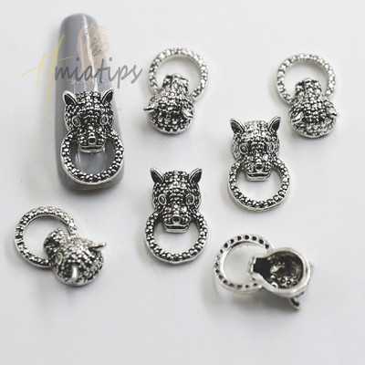 10db 3D Kereszt Nail Art Charms Kristály Fémötvözet Rajzfilm Nail Art Dekorációk Aranyos Rajzfilm Köröm Gyöngyök Csillogó Strasszok