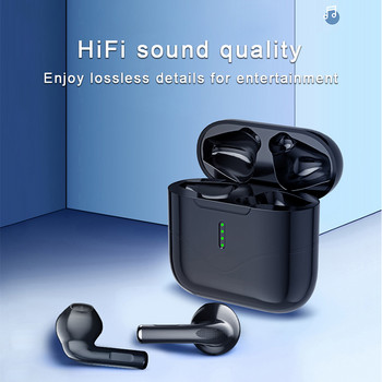 N28 Стерео слушалки Bluetooth слушалки V5.1 Безжични спортни слушалки Сензорно управление HiFi музика с микрофон Съвместим телефон Xiaomi