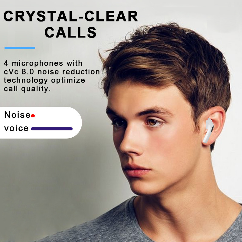 Στερεοφωνικά ακουστικά N28 Ακουστικά Bluetooth V5.1 Ασύρματα αθλητικά ακουστικά Έλεγχος αφής Μουσική HiFi με τηλέφωνο Xiaomi συμβατό με μικρόφωνο