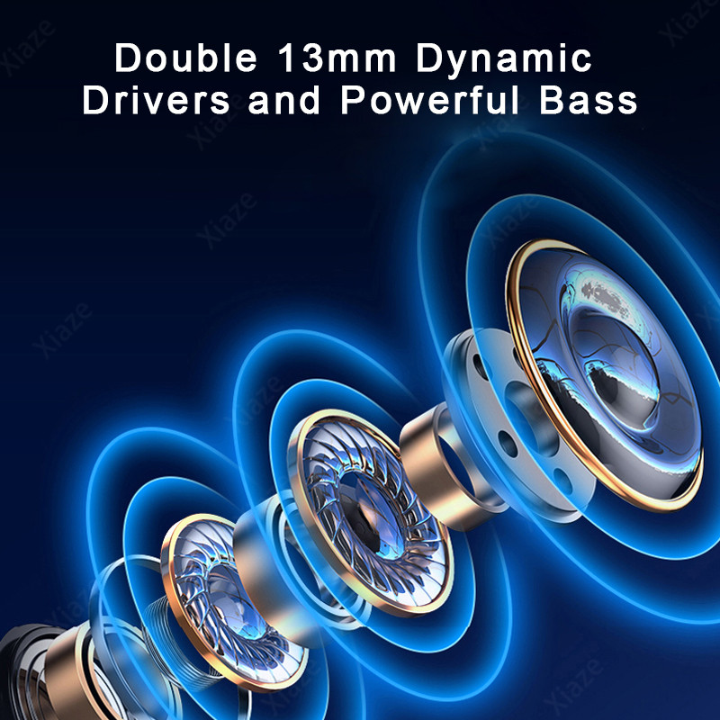 Στερεοφωνικά ακουστικά N28 Ακουστικά Bluetooth V5.1 Ασύρματα αθλητικά ακουστικά Έλεγχος αφής Μουσική HiFi με τηλέφωνο Xiaomi συμβατό με μικρόφωνο