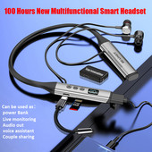 TWS 100h Bluetooth juhtmevabad kõrvaklapid HiFi peakomplekt Spordimüra vähendamise kõrvaklapid mikrofoniga monitoriga kõrvaklapid otseülekandeks