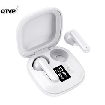 TWS Bluetooth слушалки Безжични слушалки Двойни слушалки за поставяне в ушите Mini Smart Touch Водоустойчиви Спортни слушалки за намаляване на шума