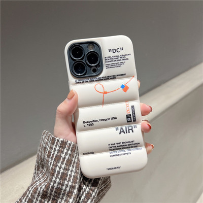 Husă nouă de lux pentru iPhone 14 Pro Max 13 Pro Max 12 11 X XS XR mini 7 8 plus Jachetă de puf Pânză AIR pantofi adidași Husă șireturi