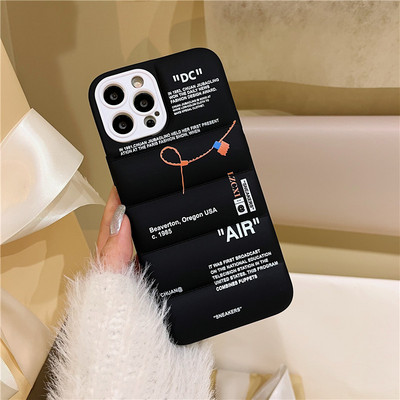 Husă nouă de lux pentru iPhone 14 Pro Max 13 Pro Max 12 11 X XS XR mini 7 8 plus Jachetă de puf Pânză AIR pantofi adidași Husă șireturi