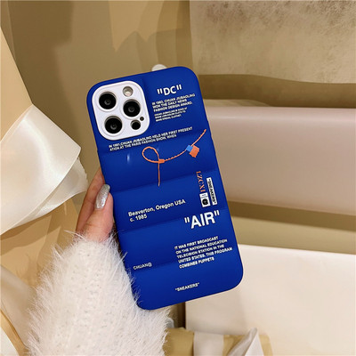 Husă nouă de lux pentru iPhone 14 Pro Max 13 Pro Max 12 11 X XS XR mini 7 8 plus Jachetă de puf Pânză AIR pantofi adidași Husă șireturi