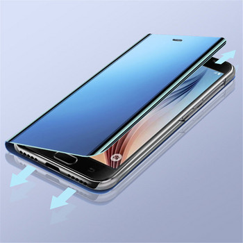 Smart Mirror Flip Case за Samsung Galaxy A12 A52 A51 A53 A21s A50 A70 A32 A22 A71 A72 A42 A20e A81 M21 A02 A31 M12 A41 5G капак