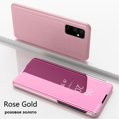 Κάλυμμα Smart Mirror Flip για Samsung Galaxy A12 A52 A51 A53 A21s A50 A70 A32 A22 A71 A72 A42 A20e A81 M21 A02 A31 M12 A41 5G