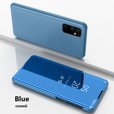 Smart Mirror Flip Case priekš Samsung Galaxy A12 A52 A51 A53 A21s A50 A70 A32 A22 A71 A72 A42 A20e A81 M21 A02 A31 M12 A41 5G Cover