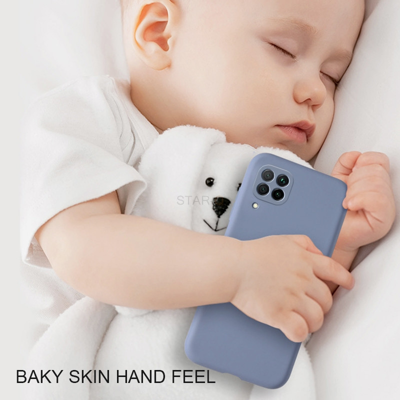 Nova zaštitna maska za telefon od tekućeg silikona za Samsung Galaxy A12 A42 A22 4G 5G Originalna meka stražnja maska A 12 42 2021 2020