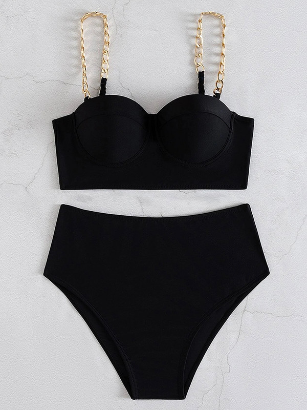 Riseado Sexy Bikini Push Up Costum de baie Costum de baie pentru femei 2023 Costum de baie cu talie înaltă Costum de baie pentru femei Set de bikini pentru plajă din două piese