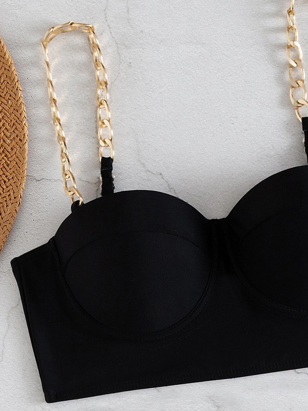 Riseado Sexy Bikini Push Up Costum de baie Costum de baie pentru femei 2023 Costum de baie cu talie înaltă Costum de baie pentru femei Set de bikini pentru plajă din două piese