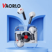 Fashion Transparent Bass Earphone Bluetooth 5.2 Wireless Headphones Gaming/Music Dual Mode Earbuds Αθλητικά αδιάβροχα ακουστικά ENC