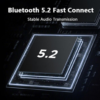 Модни прозрачни бас слушалки Bluetooth 5.2 Безжични слушалки Игри/Музика Двурежимни слушалки Спорт Водоустойчиви ENC слушалки