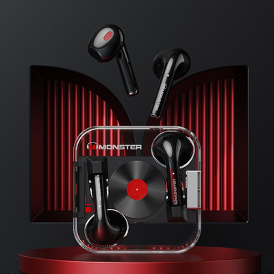 Fashion Transparent Bass Earphone Bluetooth 5.2 Wireless Headphones Gaming/Music Dual Mode Earbuds Αθλητικά αδιάβροχα ακουστικά ENC