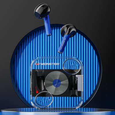 Fashion Transparent Bass Earphone Bluetooth 5.2 Wireless Headphones Gaming/Music Dual Mode Earbuds Αθλητικά αδιάβροχα ακουστικά ENC