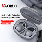 TWS Sports Earbuds Bluetooth 5.0 Bass Touch Wireless Headphones Ear Hook Ακουστικό Ακύρωση θορύβου Αδιάβροχο ακουστικό με μικρόφωνο