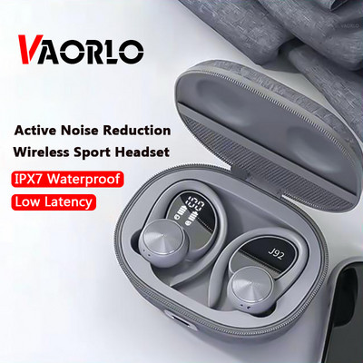 TWS Sports Earbuds Bluetooth 5.0 Bass Touch Wireless Headphones Ear Hook Ακουστικό Ακύρωση θορύβου Αδιάβροχο ακουστικό με μικρόφωνο