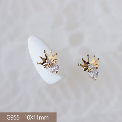 10 komada Luksuzna mašna Medvjed Lizalica Leptir 3D legura Nail Art Cirkon Pearl Metalni dodaci za manikuru Nokti DIY ukrasi Privjesci