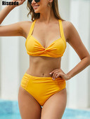 Riseado női bikinik 2023 strandfürdőruha női fürdőruha magas derekú fürdőruha Szexi bikini csavart fürdőruha strandruha