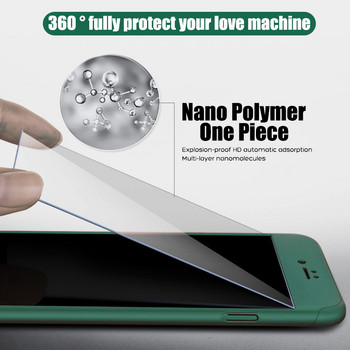 Κάλυμμα πλήρους σώματος Luxury 360 για iPhone 11 Pro Max XR XS X Θήκες με θήκη από σκληρυμένο γυαλί για iPhone SE 2020 8 7 6 6S Plus 5 5S SE