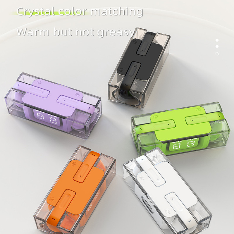 Căști VAORLO E90 TWS Căști Bluetooth cu microfon Căști fără fir cu carcasă de încărcare Afișaj de putere Căști cu control tactil