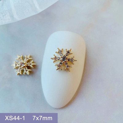 10τμχ MG204 Χριστουγεννιάτικο στεφάνι Γιρλάντα Ζιργκόν Νυχιών Κρύσταλλα Κοσμήματα στρας Νύχια Αξεσουάρ Προμήθειες Διακοσμήσεις Γούρια