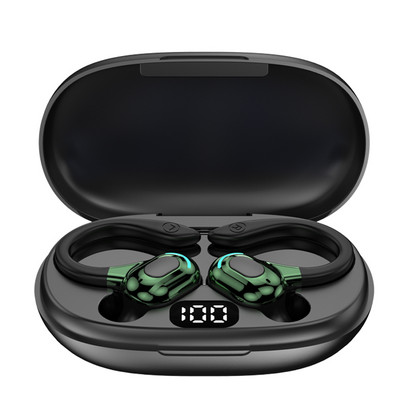 TWS Earbuds bluetooth 5.1 μουσική ασύρματο Ακουστικό Ακουστικό HIFI Bass Sports Earphones Οθόνη LED αδιάβροχο ακουστικό με μικρόφωνο