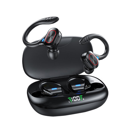 TWS Earbuds bluetooth 5.1 μουσική ασύρματο Ακουστικό Ακουστικό HIFI Bass Sports Earphones Οθόνη LED αδιάβροχο ακουστικό με μικρόφωνο