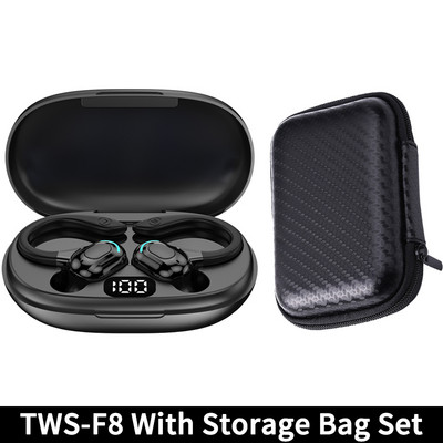 TWS Earbuds bluetooth 5.1 μουσική ασύρματο Ακουστικό Ακουστικό HIFI Bass Sports Earphones Οθόνη LED αδιάβροχο ακουστικό με μικρόφωνο