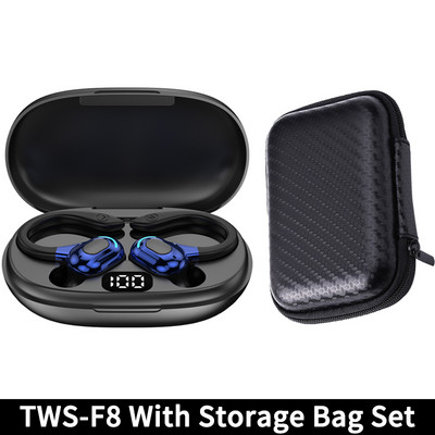 TWS Earbuds bluetooth 5.1 μουσική ασύρματο Ακουστικό Ακουστικό HIFI Bass Sports Earphones Οθόνη LED αδιάβροχο ακουστικό με μικρόφωνο