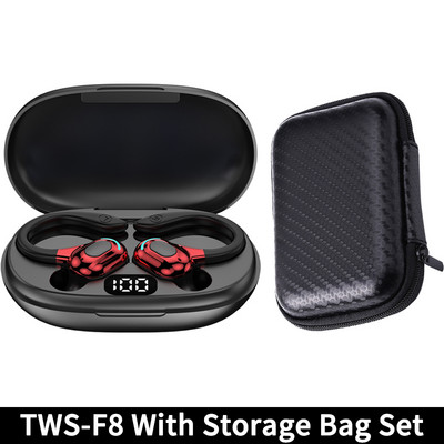 TWS Earbuds bluetooth 5.1 μουσική ασύρματο Ακουστικό Ακουστικό HIFI Bass Sports Earphones Οθόνη LED αδιάβροχο ακουστικό με μικρόφωνο