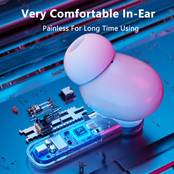 2022 Νέα Μόδα Ακουστικά Ασύρματα Ακουστικά In-Ear Στερεοφωνικά Super Bass Μουσικής Μείωσης Θορύβου Αδιάβροχα Ακουστικά PK Nothing Ear 1