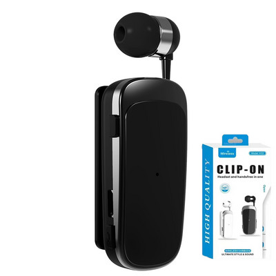 Nove K55 slušalice Bluetooth 5.2 bežične slušalice štipaljka za uho Podsjetnik na vibraciju za dolazni poziv Poslovna slušalica Hands-free slušalice