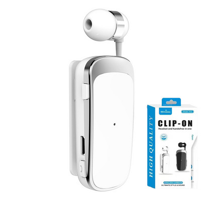 Nove K55 slušalice Bluetooth 5.2 bežične slušalice štipaljka za uho Podsjetnik na vibraciju za dolazni poziv Poslovna slušalica Hands-free slušalice