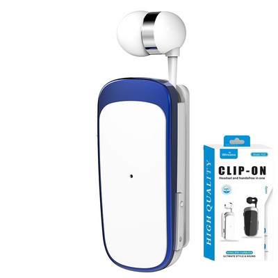 Nove K55 slušalice Bluetooth 5.2 bežične slušalice štipaljka za uho Podsjetnik na vibraciju za dolazni poziv Poslovna slušalica Hands-free slušalice