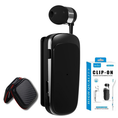 Nove K55 slušalice Bluetooth 5.2 bežične slušalice štipaljka za uho Podsjetnik na vibraciju za dolazni poziv Poslovna slušalica Hands-free slušalice