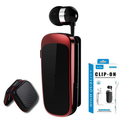 Nove K55 slušalice Bluetooth 5.2 bežične slušalice štipaljka za uho Podsjetnik na vibraciju za dolazni poziv Poslovna slušalica Hands-free slušalice