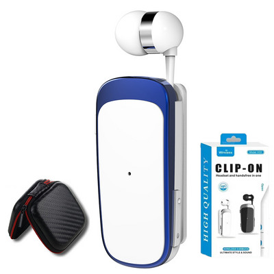 Nove K55 slušalice Bluetooth 5.2 bežične slušalice štipaljka za uho Podsjetnik na vibraciju za dolazni poziv Poslovna slušalica Hands-free slušalice