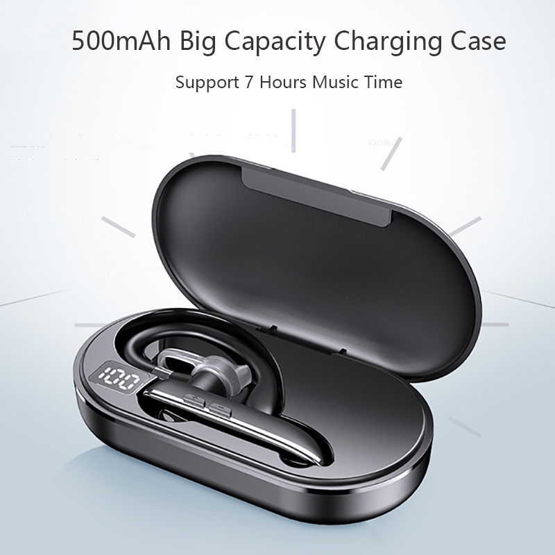 2022 Bluetooth Business Earphone Ασύρματα Hands-free ακουστικά Ear-hook Ρυθμιζόμενα ακουστικά Αθλητικά αδιάβροχα ακουστικά με μικρόφωνο