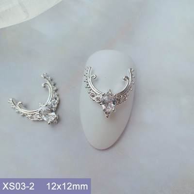 10 buc/lot 3D Love Heart Drop Octogon Colorat Zircon Aliaj Metal Nail Art Manichiura Unghii Accesorii DIY Decoratiuni pentru unghii Charms