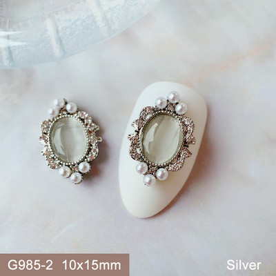 10 buc/lot 3D Love Heart Drop Octogon Colorat Zircon Aliaj Metal Nail Art Manichiura Unghii Accesorii DIY Decoratiuni pentru unghii Charms