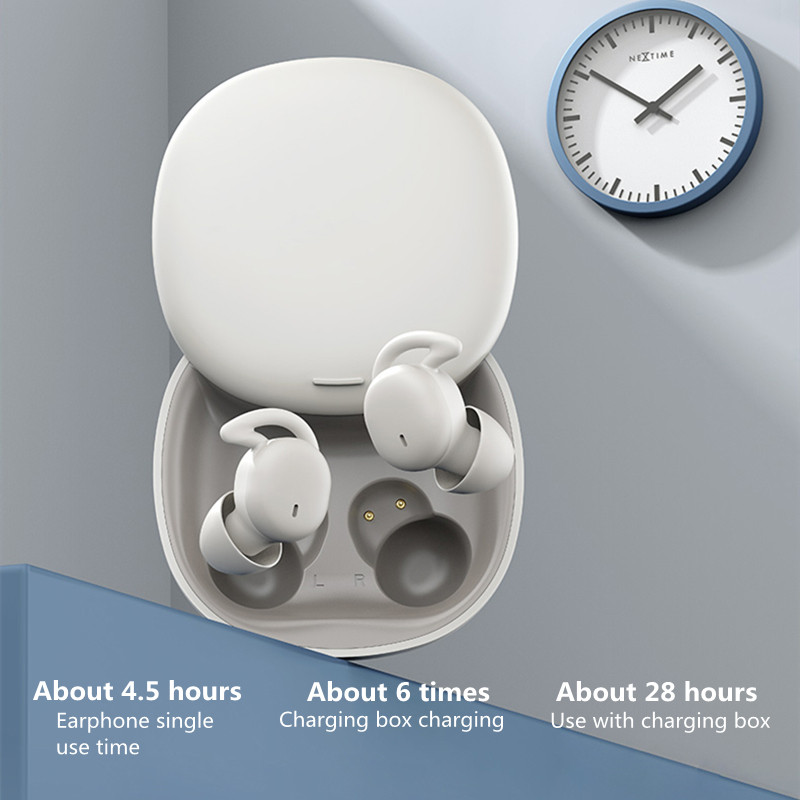 ASRM Sleep Wireless Headphones 2,6g Mini Bluetooth Earphone Sound Insulation Ανώδυνα φορώντας ακουστικά Stereo HIFI Sleep Earbuds