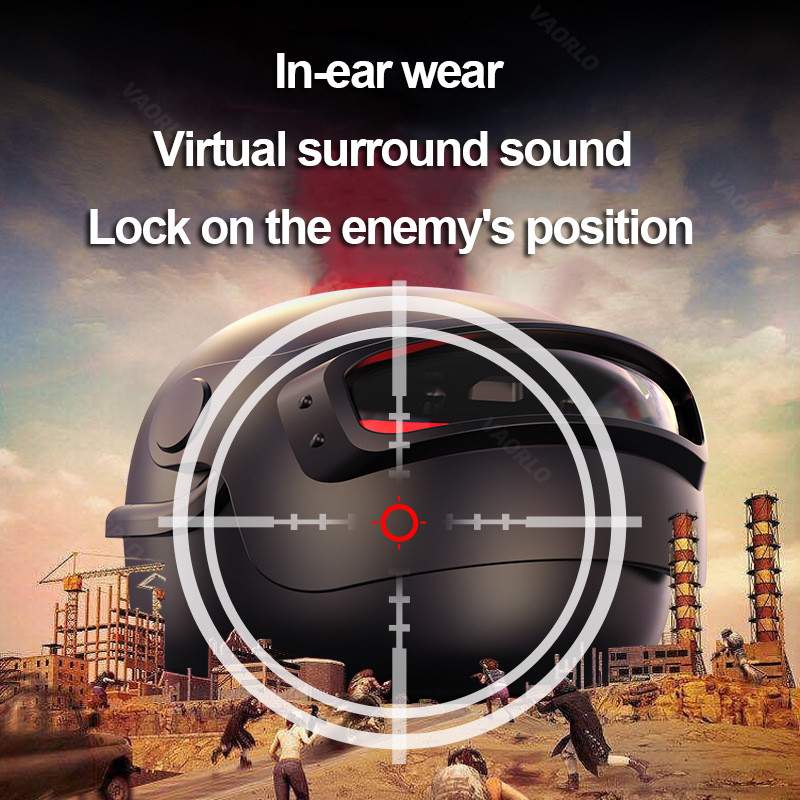 Nove TWS slušalice za igranje Bluetooth 5.3 HIFI bežične slušalice s niskom latencijom, sportske slušalice s poništavanjem buke i mikrofonom za Xiaomi